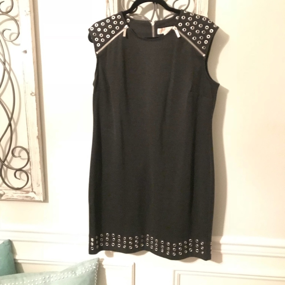 Michael Kors Studded Charcoal Dress
